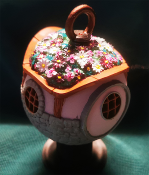 Hobbithaus Kugel zum Aufhängen